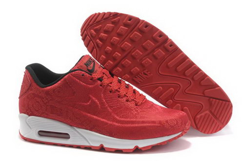 Nike Air Max 90 Vt Womens Shoes China Red Low Cost